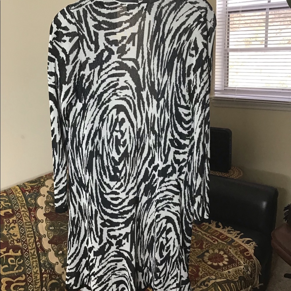 Calvin Klein Zebra Print cardigan